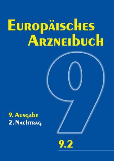 Europäisches Arzneibuch  9. Ausgabe, 2. Nachtrag