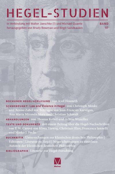 Hegel-Studien Band 57