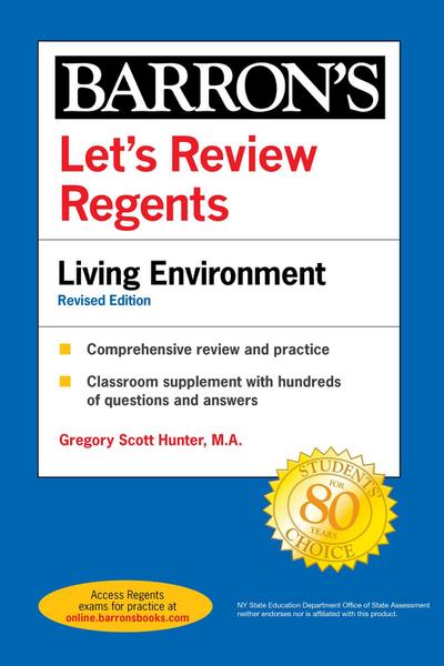 Let’s Review Regents: Living Environment Revised Edition