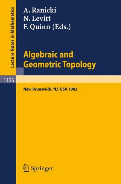 Algebraic and Geometric Topology