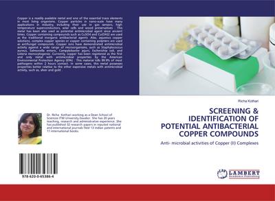 SCREENING & IDENTIFICATION OF POTENTIAL ANTIBACTERIAL COPPER COMPOUNDS