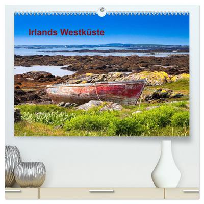 Irlands Westküste (hochwertiger Premium Wandkalender 2024 DIN A2 quer), Kunstdruck in Hochglanz
