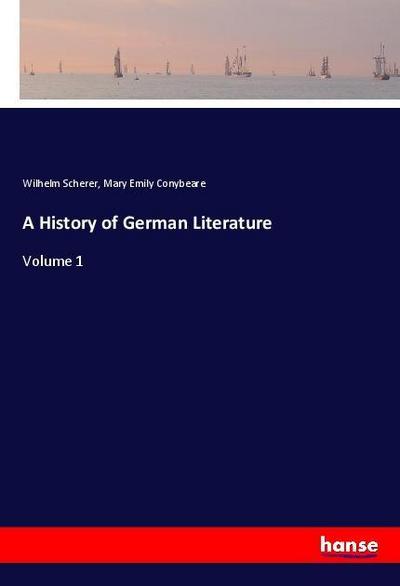 A History of German Literature