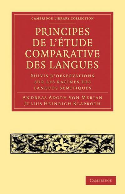 Principes de L’Etude Comparative Des Langues