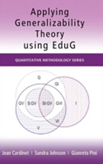 Applying Generalizability Theory using EduG