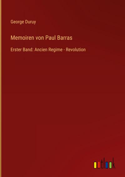 Memoiren von Paul Barras