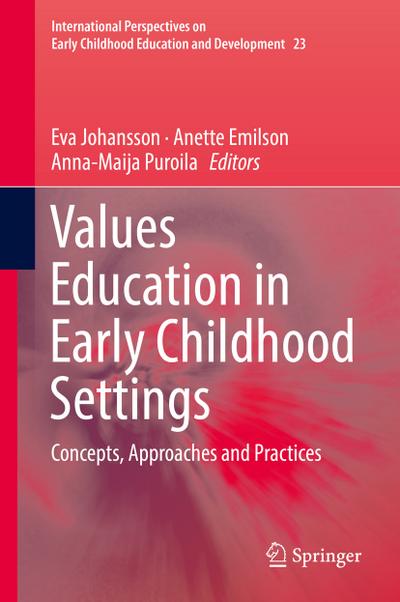 Values Education in Early Childhood Settings