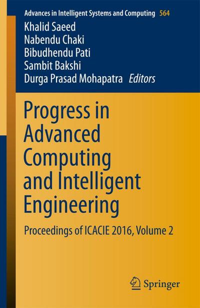 Progress in Advanced Computing and Intelligent Engineering