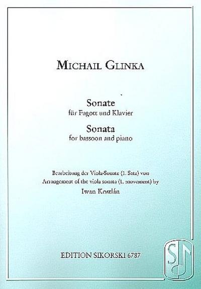 Sonate für Fagott und Klavier