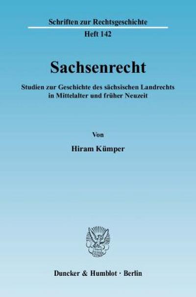 Sachsenrecht.