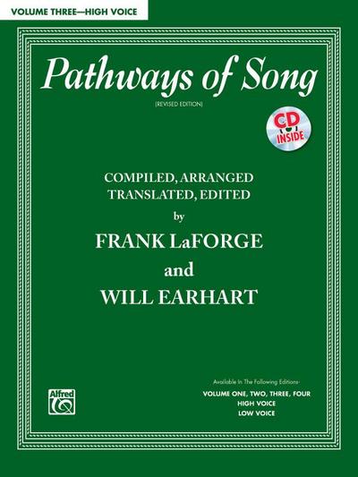 Pathways of Song, Volume 3, m. 1 Audio-CD