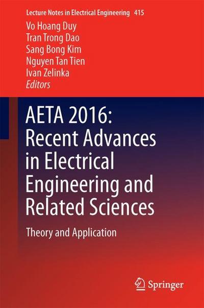 AETA 2016: Recent Advances in Electrical Engineering and Related Sciences