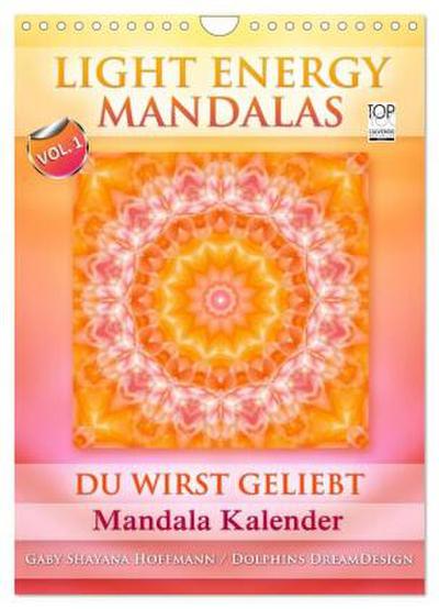 Light Energy Mandalas - Kalender - Vol. 1 (Wandkalender 2026 DIN A4 hoch), CALVENDO Monatskalender