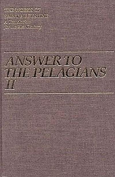 Answer to the Pelagian II