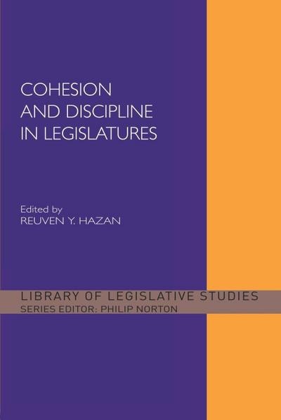 Cohesion and Discipline in Legislatures