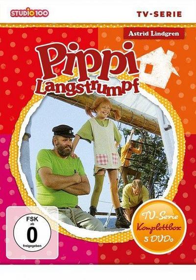 Pippi Langstrumpf - TV-Serien Komplettbox [5 DVDs, SOFTBOX]