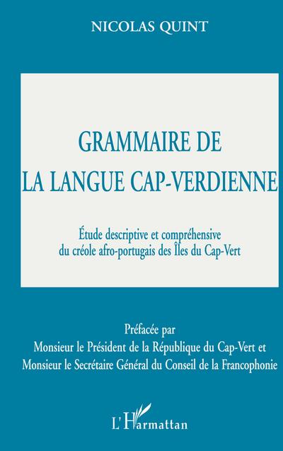GRAMMAIRE DE LA LANGUE CAP-VERDIENNE