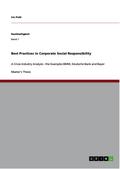 Best Practices in Corporate Social Responsibility