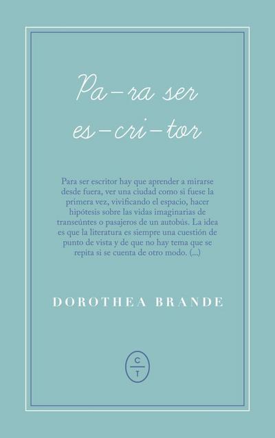 Para ser escritor