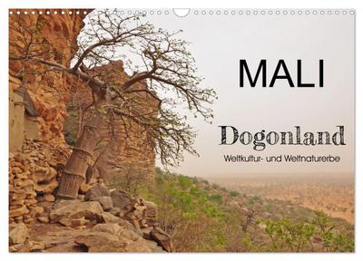 Mali - Dogonland - Weltkultur- und Weltnaturerbe (Wandkalender 2026 DIN A3 quer), CALVENDO Monatskalender