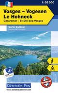Kümmerly+Frey Outdoorkarte Vogesen/Vosges, Le Hohneck 1:35.000