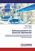 Salivary proteins on titanium abutments