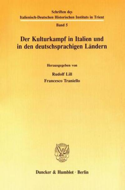Der Kulturkampf in Italien und in den deutschsprachigen Ländern.