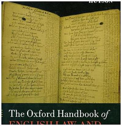 The Oxford Handbook of English Law and Literature, 1500-1700