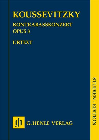 Serge Koussevitzky - Kontrabasskonzert op. 3