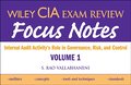 Wiley CIA Exam Review Focus Notes - S. Rao Vallabhaneni