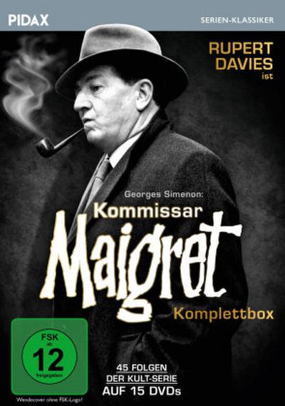 Kommissar Maigret - Komplette BOX (DVD) 15 Disc Min: 2264/DD/VB 4:3 s/w 1960-63 PIDAX