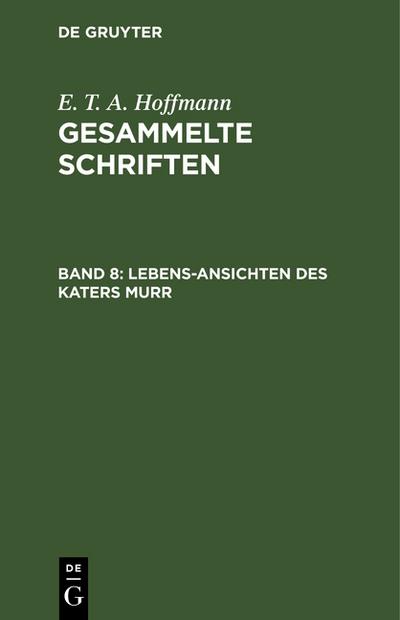 Lebens-Ansichten des Katers Murr