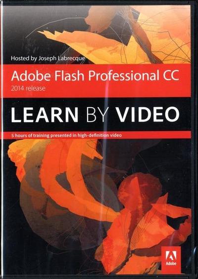 Adobe Flash Professional CC Learn by Video (2014 release), DVD-ROM