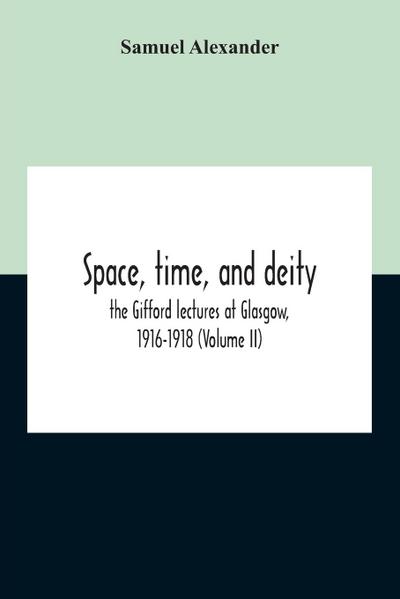 Space, Time, And Deity