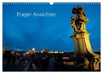 Prager Ansichten (Wandkalender 2026 DIN A3 quer), CALVENDO Monatskalender