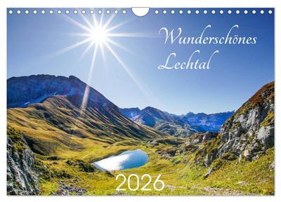 Wunderschönes Lechtal (Wandkalender 2026 DIN A4 quer), CALVENDO Monatskalender