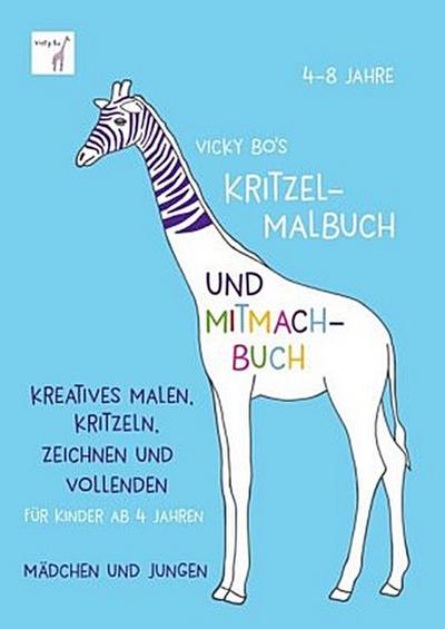 Vicky Bo’s Kritzel-Malbuch und Mitmach-Buch