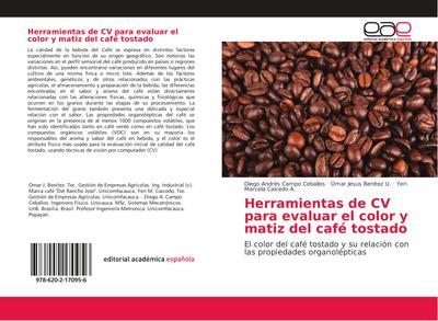Herramientas de CV para evaluar el color y matiz del café tostado