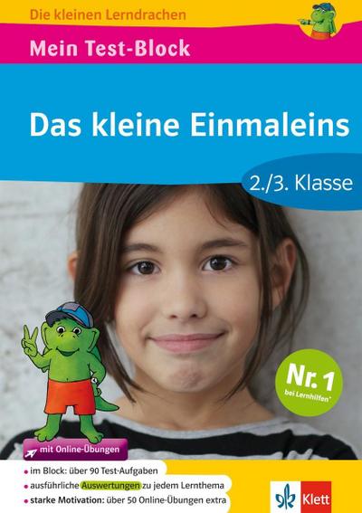 Klett Mein Test-Block: Das kleine Einmaleins: Die kleinen Lerndrachen, 2./3. Klasse