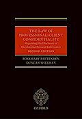 The Law of Professional-Client Confidentiality 2e