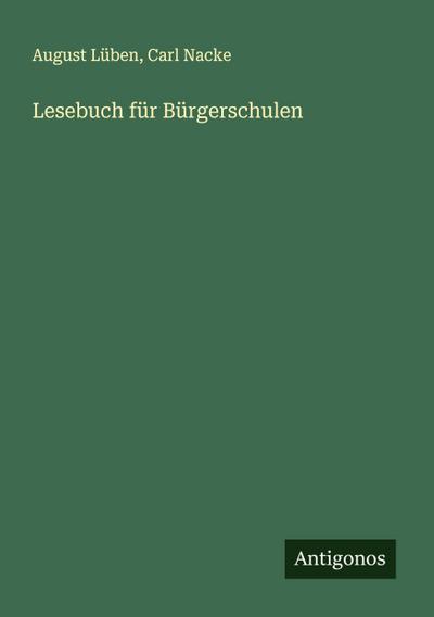 Lesebuch für Bürgerschulen