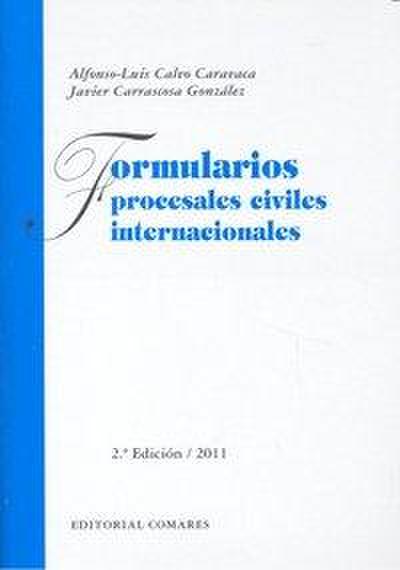 Formularios procesales civiles internacionales