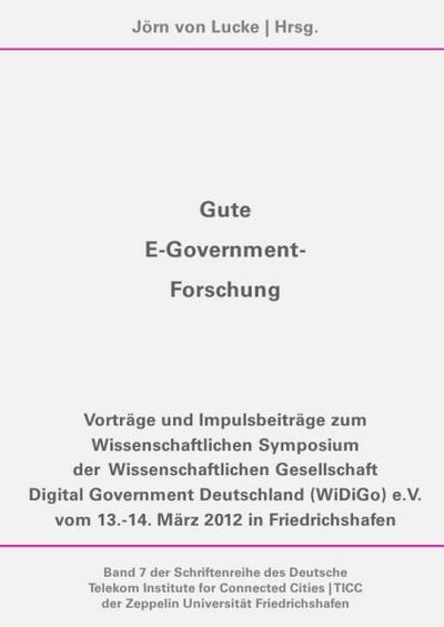 Gute E-Government-Forschung