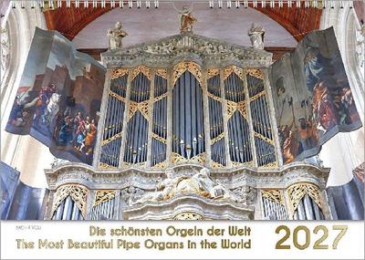 Der Orgelkalender, ein Musik-Kalender 2027, DIN A3