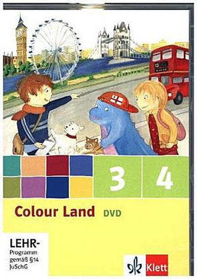 Colour Land, Ausgabe Baden-Württemberg, Berlin, Brandenburg, Rheinland-Pfalz 3.+4. Schuljahr, Video-DVD