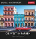 Die Welt in Farben Postkartenkalender 2026 - Kalender mit 53 Postkarten