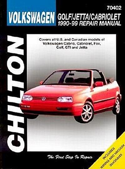 Volkswagen Golf, Jetta, and Cabriolet, 1990-98