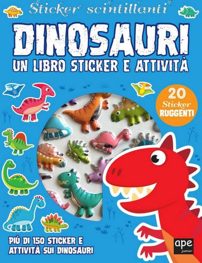 Dinosauri. Sticker 3D. Con adesivi
