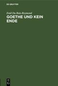 Goethe und kein Ende