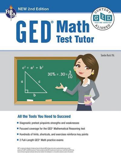 GED Math Test Tutor, for the 2024-2025 GED Test, 2nd Edition